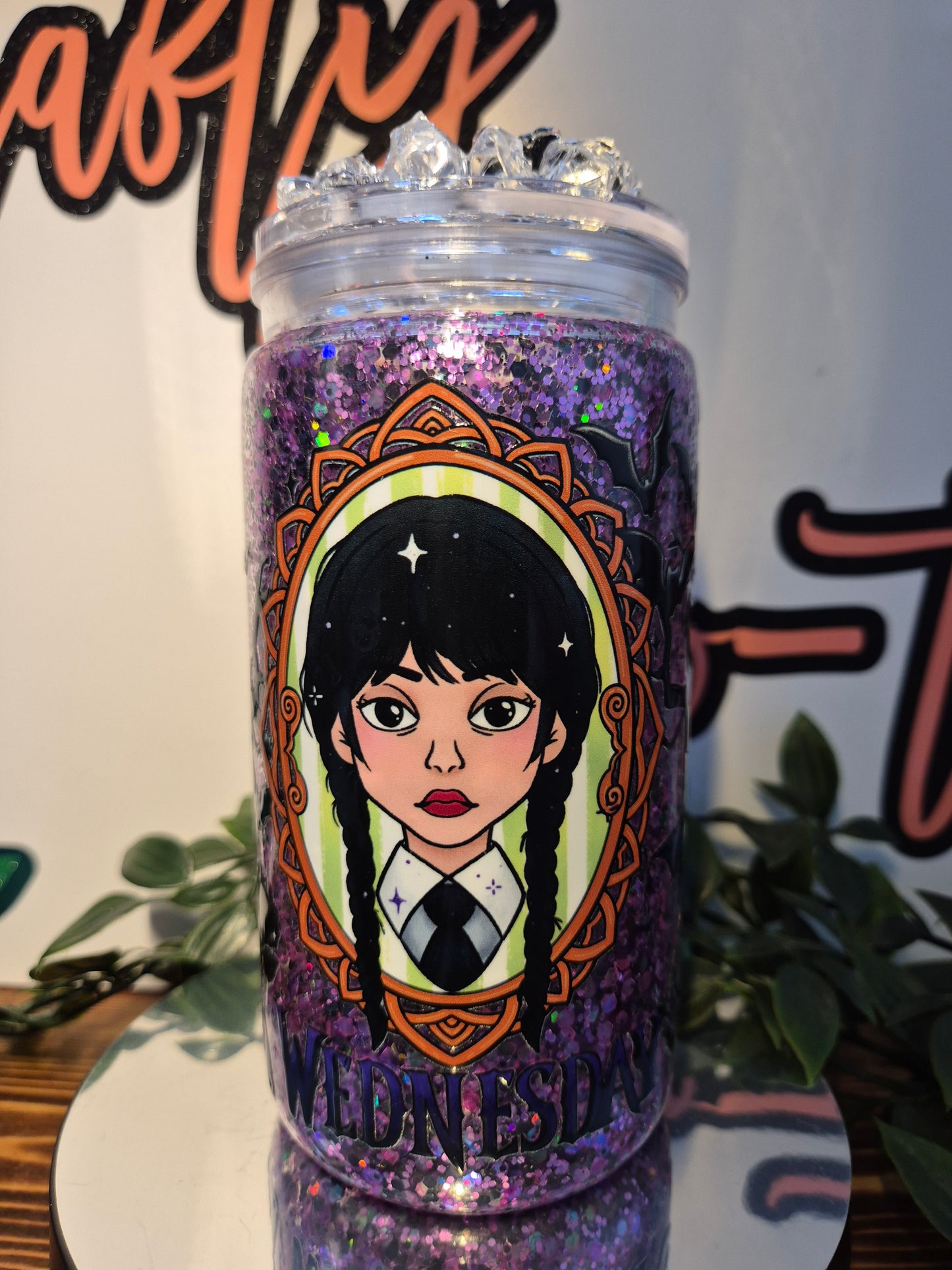 Wednesday No Globe Libby Cup (Acrylic)