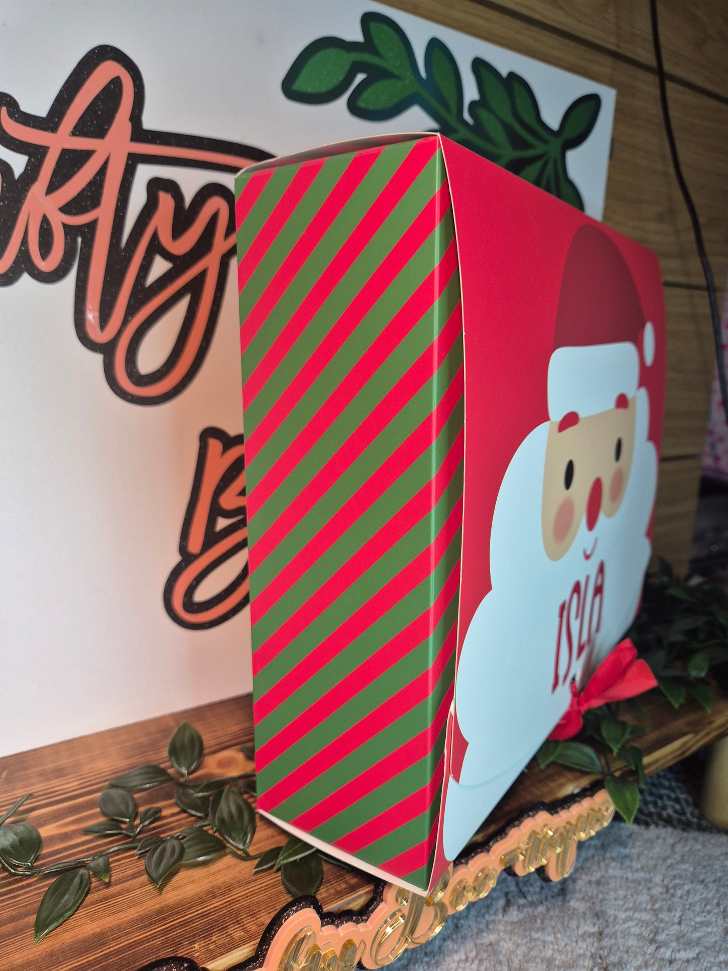 Personalised Christmas Eve Box, With Personalised Nice List Certificate Included.