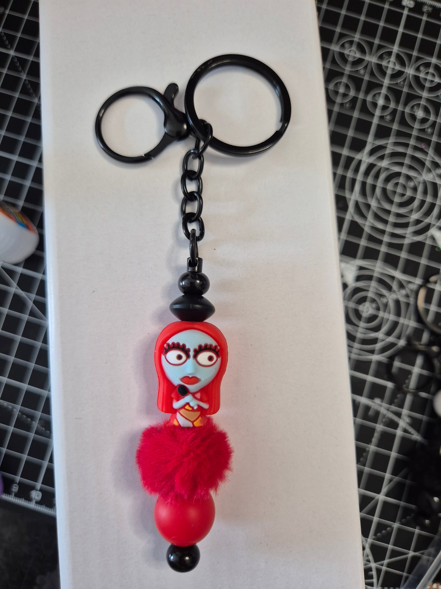Patchwork Girl Keyring