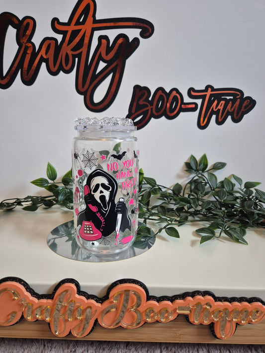 Ghost Face Cup (Glass)