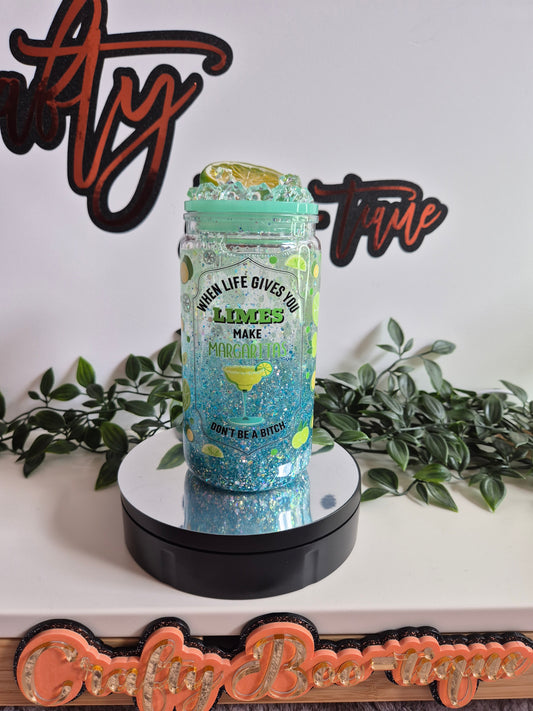 Margarita Snowglobe Cocktail Libby Cup (Acrylic)