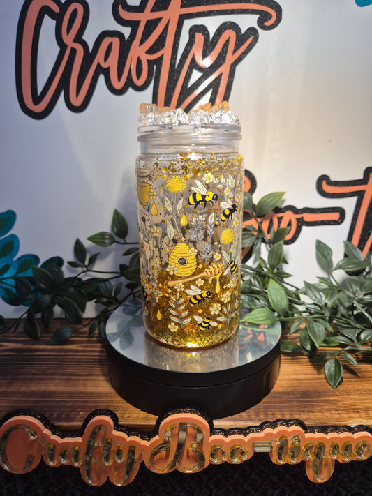 Honey Bee Drip Libby Cup (Acrylic)