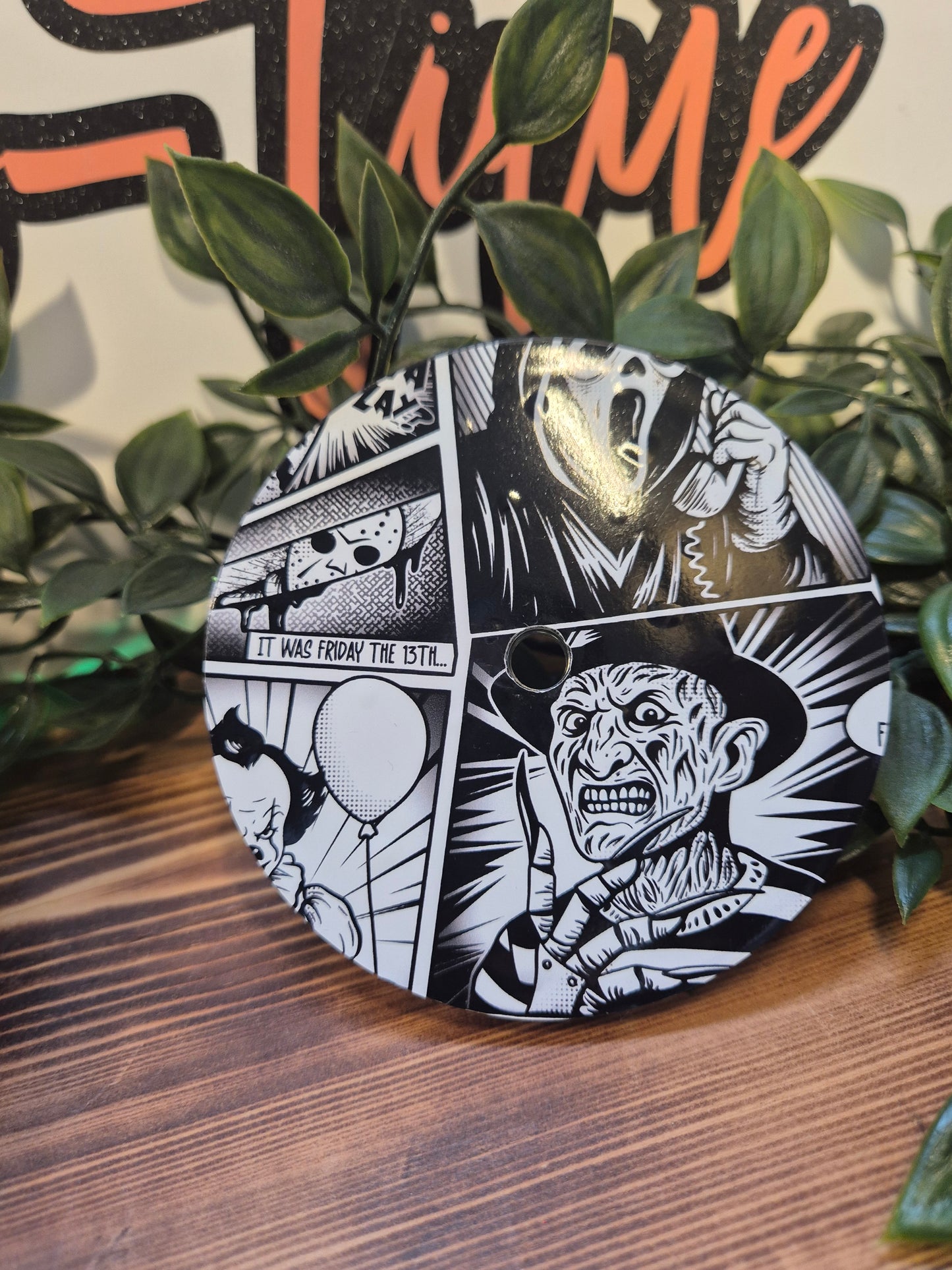 Comic Book Style Horror Zipper Tumbler