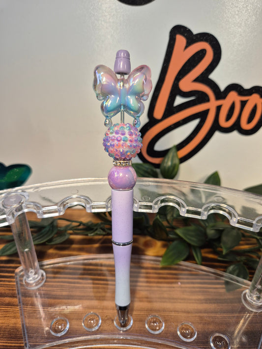 Purple Butterfly Pen