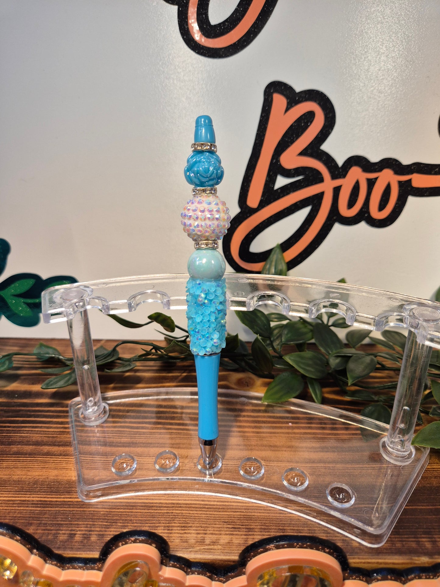 Blue Rose Pen