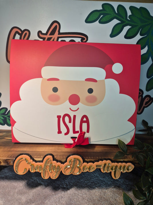 Personalised Christmas Eve Box, With Personalised Nice List Certificate Included.