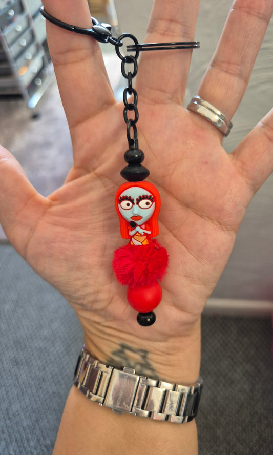 Patchwork Girl Keyring